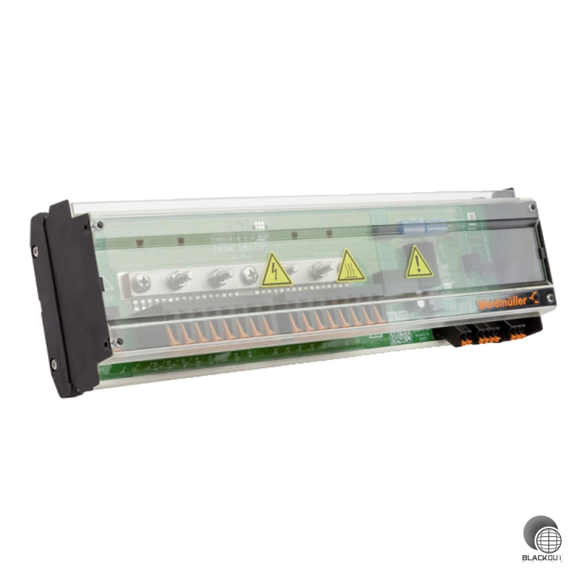 Das Weidmüller TRANSCLINIC 16I+ 1K5 H überwacht bis zu 16 PV-Strings kontinuierlich auf Strom und Spannung — für lückenlose Ertragsüberwachung in Photovoltaikanlagen mit bis zu 1500 V DC.
