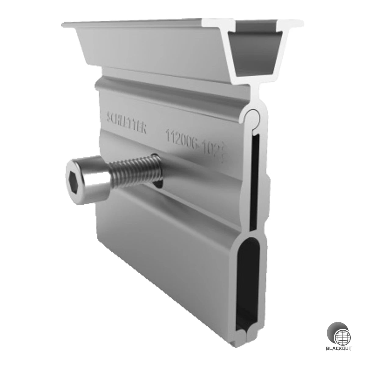 Robuste Aluminium-Falzklemme zur durchdringungsfreien Befestigung von PV-Modulen auf Stehfalzblechen. Kompatibel mit Fischer KlipTec und vergleichbaren Profilen, ausschließlich mit ProLine Modulklemmen einsetzbar.