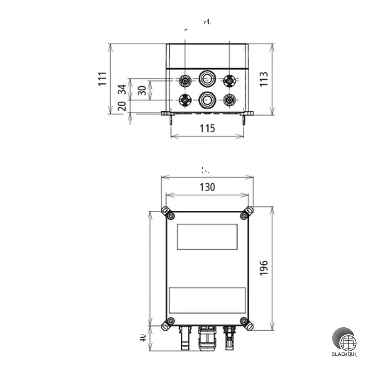 DEHN DEHNcube PV DCU 2 YPV 1+2 1200V 1MPPT 1String MC4