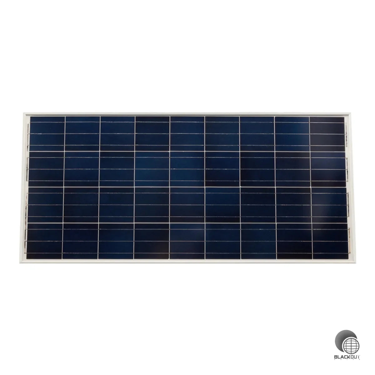 Polykristallines 90-W-Solarmodul von Victron Energy für 12-V-Inselsysteme mit robustem Alu-Rahmen und 36 Zellen.