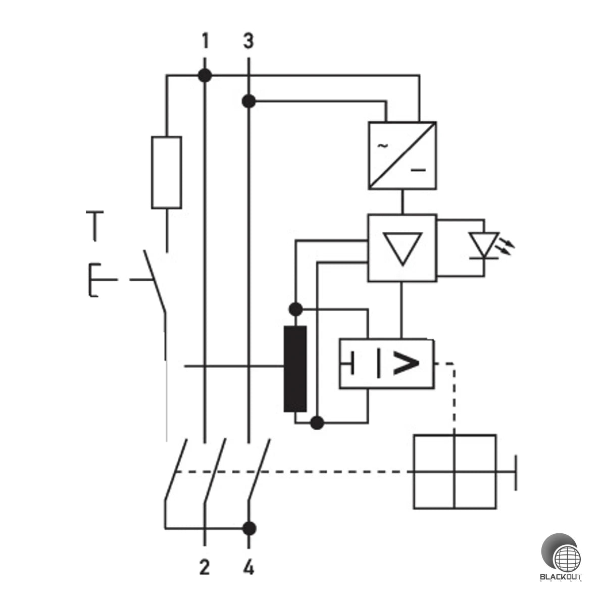 Doepke FI-Schutzschalter Typ B+ 2P 25A 0,3A PV