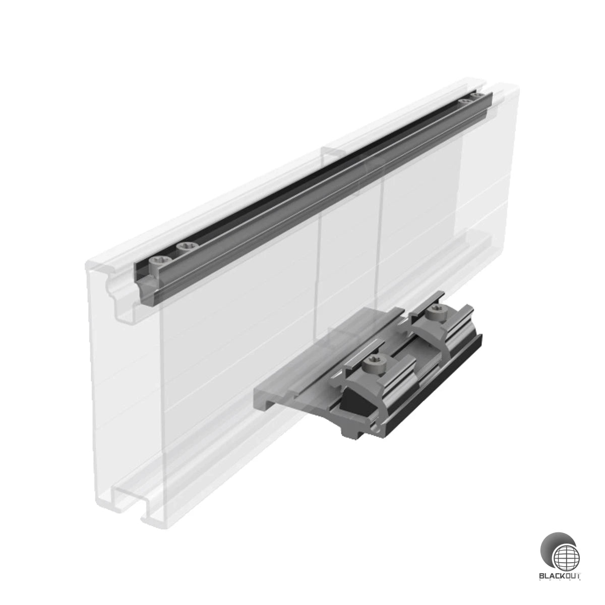 Der Außenverbinder von SL Rack verbindet RAIL 120 Modultragprofile stabil und optisch unauffällig — für eine saubere, professionelle Schienenmontage ohne sichtbare Außenkonstruktion.