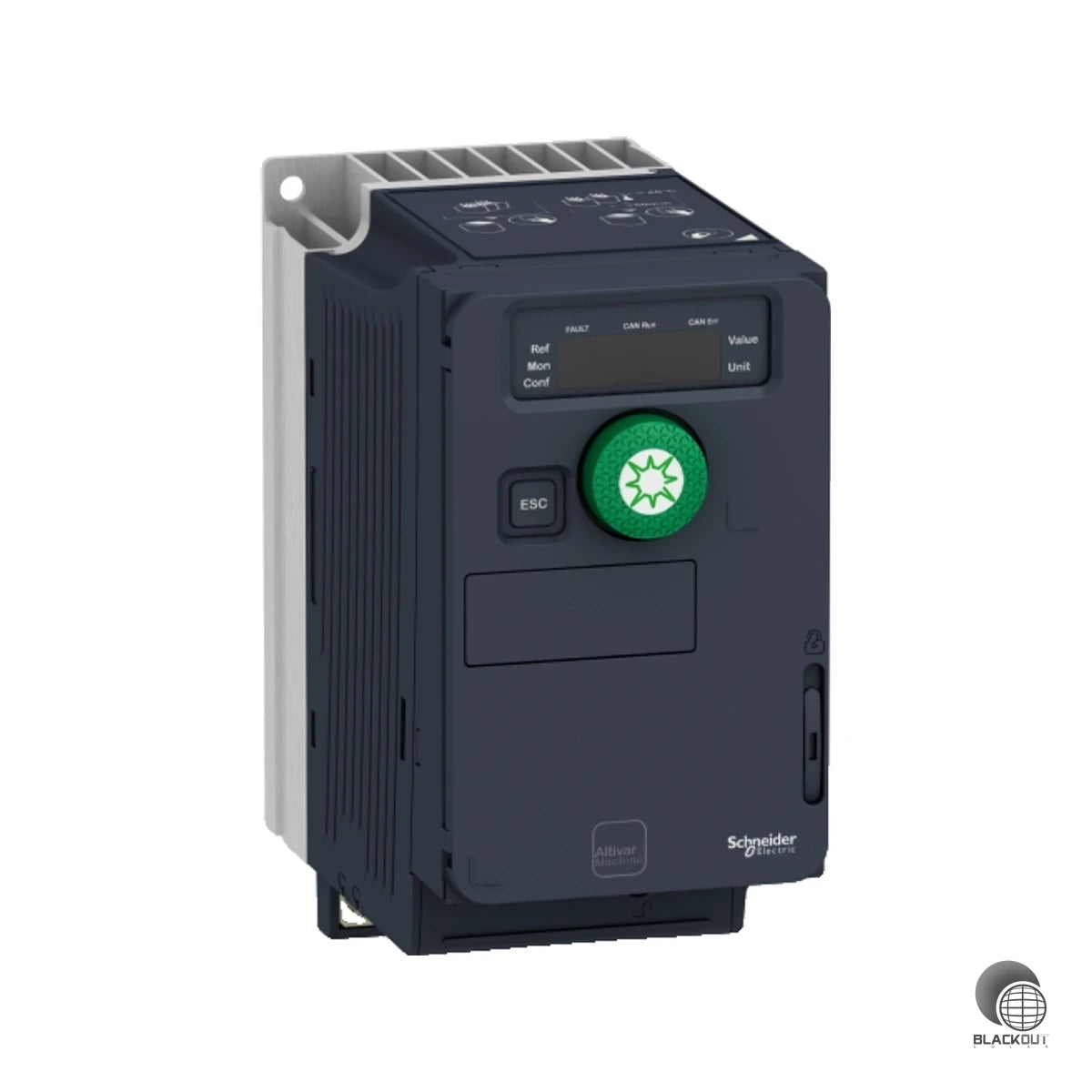 Der Altivar Solar ATV320 von Schneider Electric ist ein kompakter Solar-Frequenzumrichter für Pumpenanwendungen – optimiert für den Betrieb mit einphasiger Photovoltaik-Einspeisung und dreiphasigem Motorausgang.