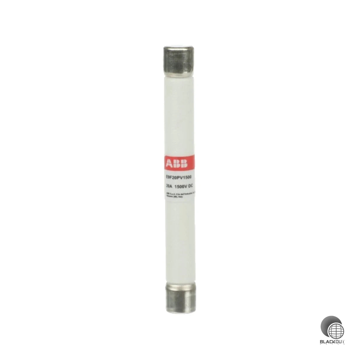 Speziell für den DC-Schutz in Photovoltaikanlagen entwickelte Sicherung von ABB — zuverlässiger Schutz bei Nennspannungen bis 1500 V DC.