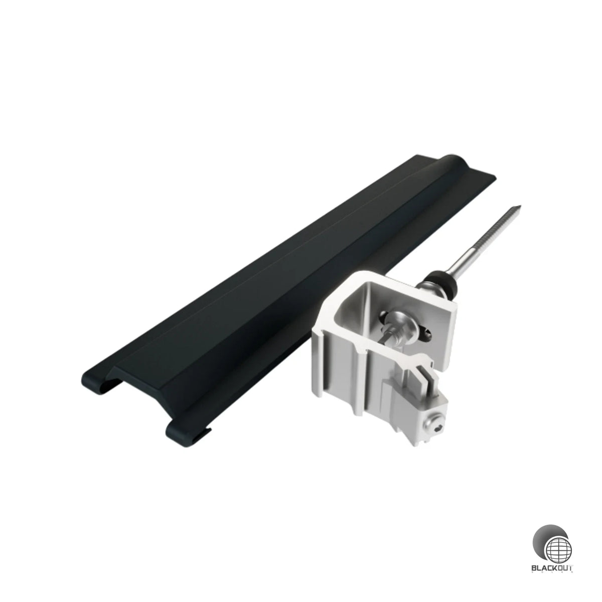 Aluminium-Solarhalter für die Schrägdachmontage von PV-Modulen mit dem Prefa Prevario Solarmontagesystem. Speziell für Dachplattenwellen geeignet, 10 Stück pro Verpackungseinheit.
