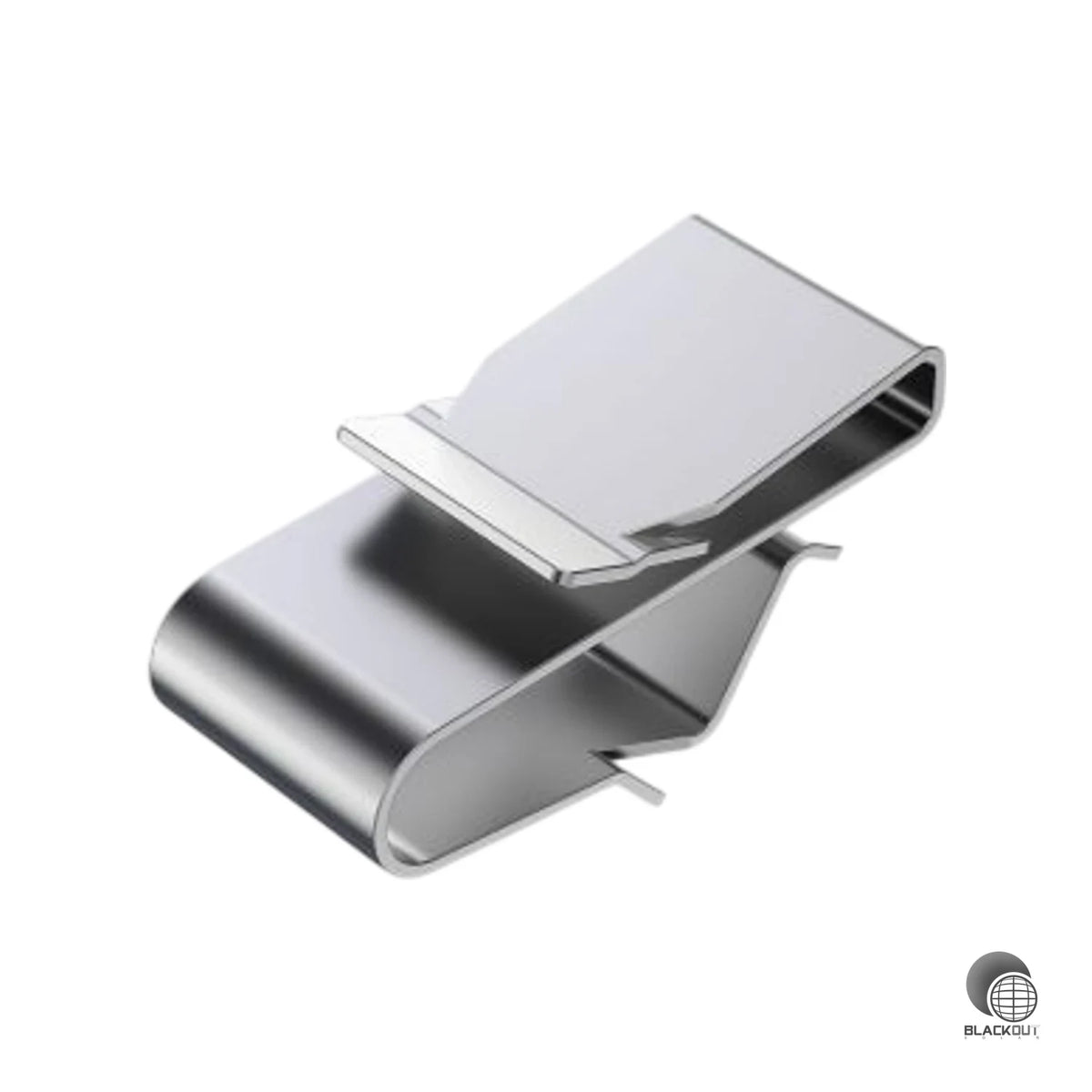 Erdungsfeder aus Edelstahl 1.4301 für die S-Base Basisplatte des Aerocompact COMPACTFLAT S Flachdach-Montagesystems — sorgt für zuverlässigen Potentialausgleich bei der PV-Montage.