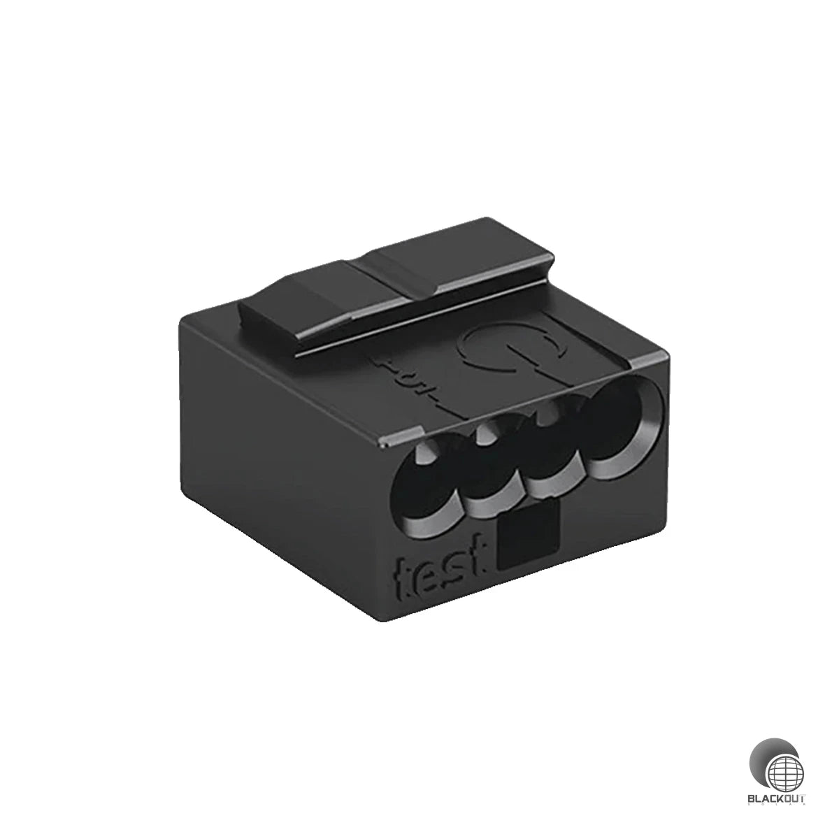 WAGO MICRO-Verbindungsdosenklemme, für eindrähtige Leiter, Ø max. 0,8mm, dunkelgrau 1