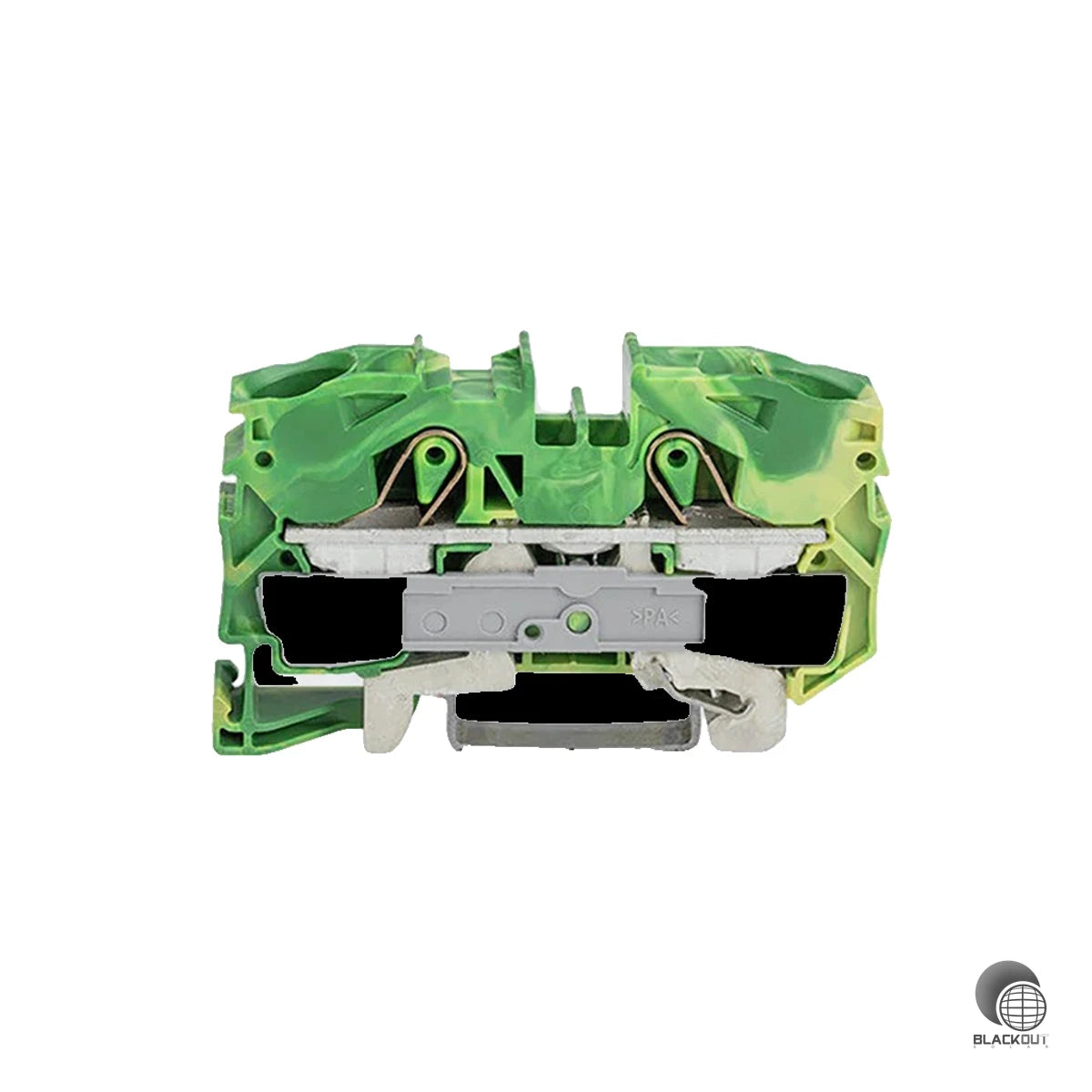 WAGO 2-Leiter-Schutzleiterklemme, 16mm², für Anwendungen Ex e II geeignet, grün-gelb 1