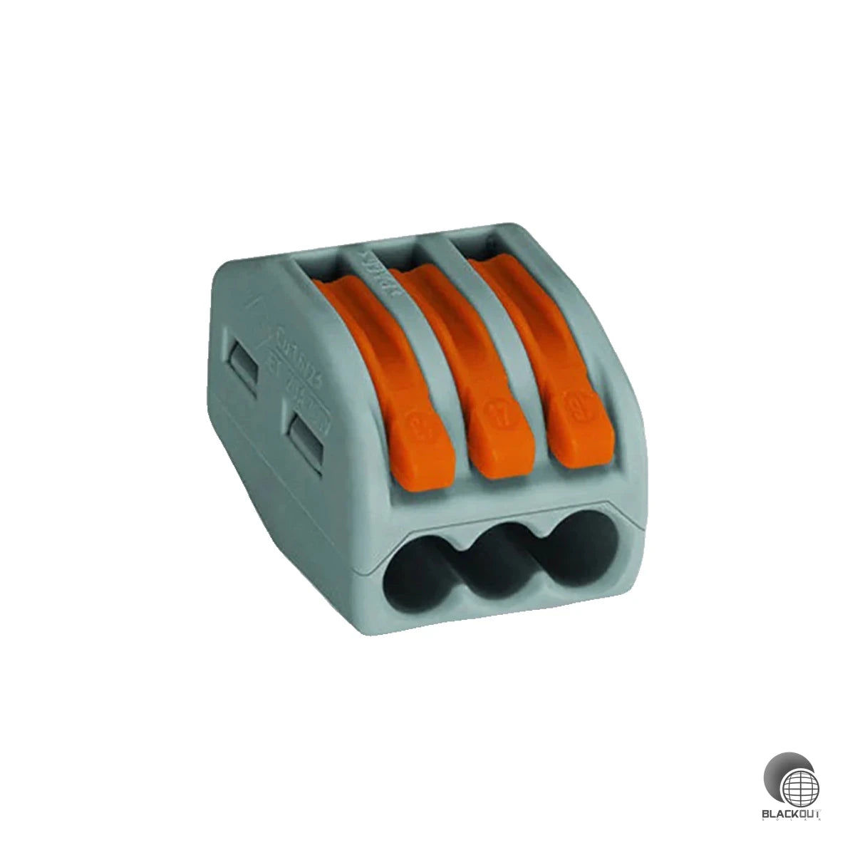 WAGO CLASSIC-Verbindungsklemme, für alle Leiterarten, max. 4mm², grau 1