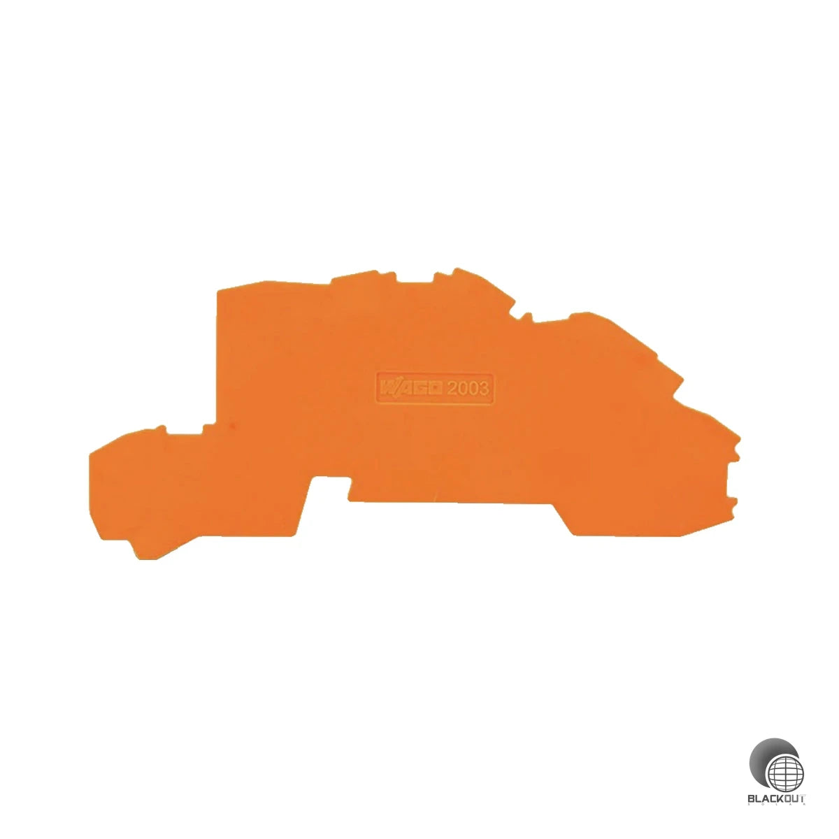 WAGO Abschluss- und Zwischenplatte, 0,8mm dick, orange 1