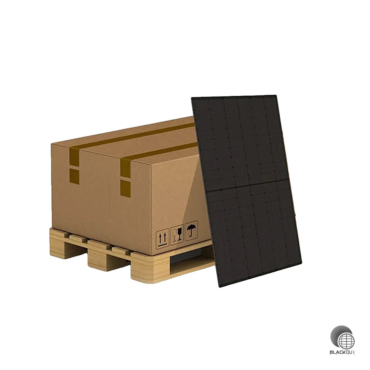 36 Stk. SunproPower - SunproPower - 440Watt (Glas Glas - black mesh) Leistungsstarkes PV-Modul - bifazial 1