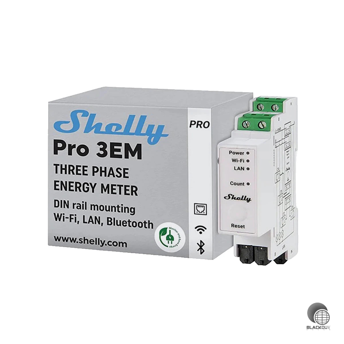 Shelly Pro 3EM - 120A smarter Energiemesser 1