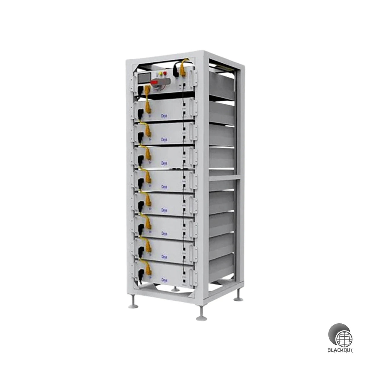 Deye 3U-L Rack, Regal System für Hochvolt 8 BOS-G 5.1 Batterien (B2B) 1