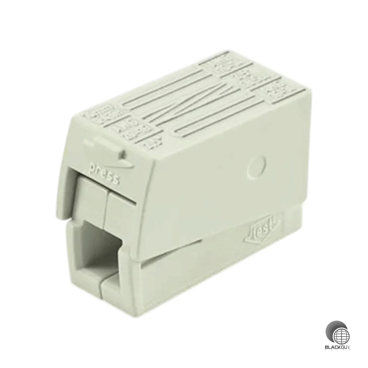 WAGO 2-Leiter-Leuchtenklemme Insta. 1-2,5mm² Leuchte. 0,5-2,5mm² (B2B) 1