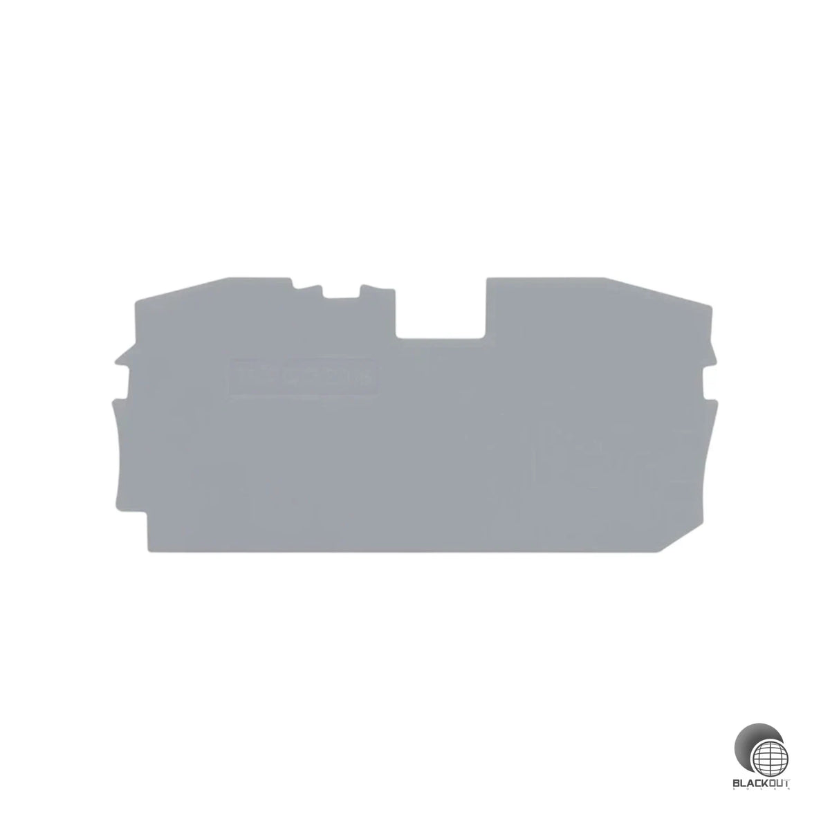 WAGO Abschluss- und Zwischenplatte, 1mm dick, grau (B2B) 1