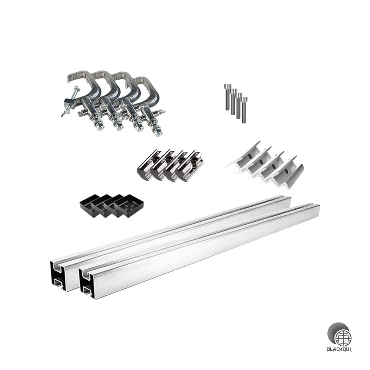 Solarmodulhalter Balkongeländer 30mm Rahmenhöhe (B2B) 3