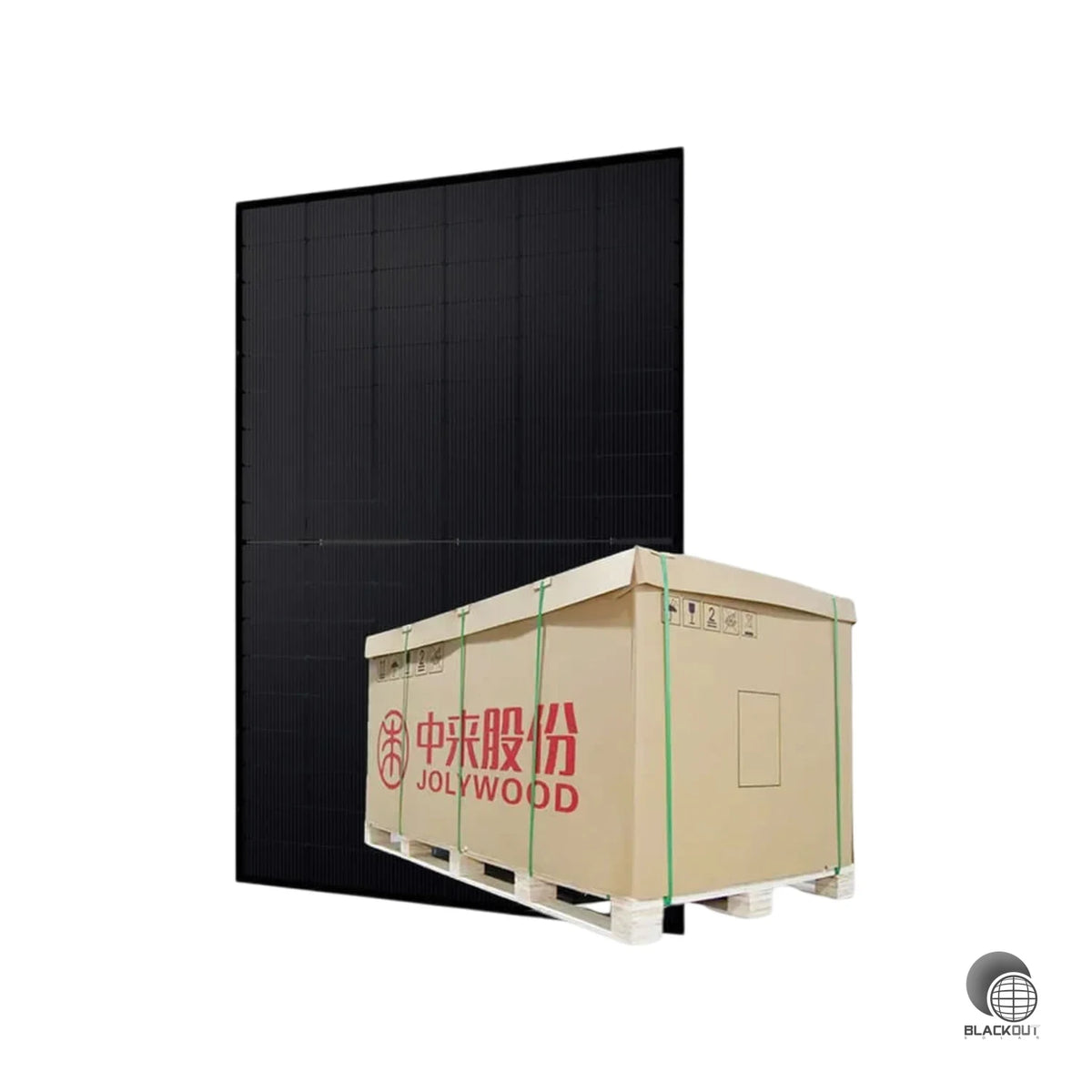 37stk. Jolywood Niwa JW-HD96N-R2/450 Wp N-Type TOPCon Glas-Glas Bifazial Fullblack  (B2B) 1