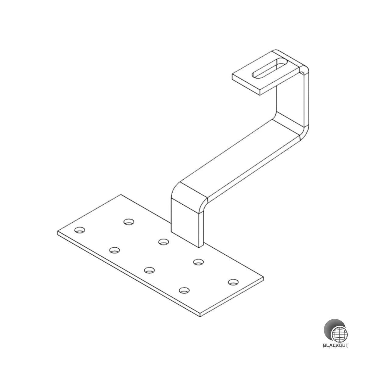 K2 Systems SolidHook Pfannenziegel H47/138 Dachhaken 35x6